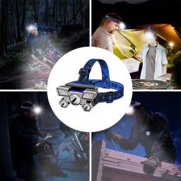 Poderoso recarregável cabeça lanterna para pesca levou farol Nitecore Camping faróis caça tocha caminhadas frente lanternas - Image 6