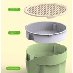 Copo De Cultivo De Grama De Gato Com Cultivo Soiless Recipiente De Crescimento De Catnip Reutilizável Bandeja De Germinação De Sementes, Hi-Fi Design - Image 3