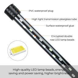 Aquário Impermeável LED Light, Tanque de peixes Clip Light, USB Underwater Decor, Iluminação Lâmpada Submersível, Planta Crescer, Decoração Aquática - Image 5