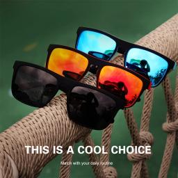 Moda vintage quadrado polarizado óculos de sol das mulheres dos homens condução pesca marca luxo designer óculos de sol motorista uv400 - Image 3