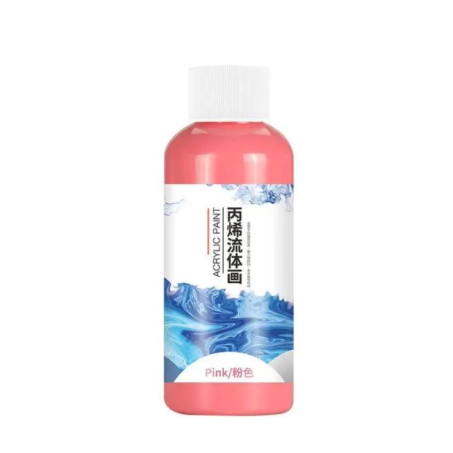 Conjunto de 24 Cores de Pigmento Acrílico Líquido 60ml para Pintura Criativa e Projetos Artesanais