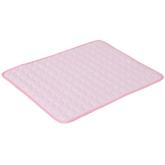 Almofada Refrigerada para Animais de Estimação: Cama à Prova de Umidade em Seda Fria, Disponível em 5 Tamanhos para Cães e Gatos