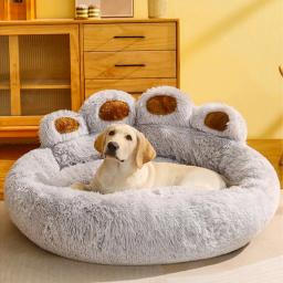 Sofá-cama lavável para cães pequenos, acessórios quentes para animais de estimação, cama grande, esteira, canil, cesta média, filhotes e gatos - Image 1