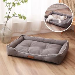 Almofada impermeável resistente ao desgaste resistente a riscos para animais de estimação, almofada macia, sofá de alta repercussão, ninho de luxo para cães e gatos - Image 1