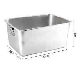 Aço inoxidável Cat Litter Box, durável caixa profunda, espaçoso, Low Entry Design, fácil acesso, Pet Acessórios - Image 6