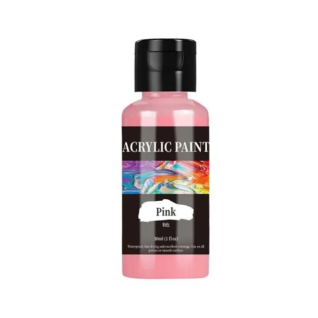 Tinta Acrílica para Tecido em 24 Cores Vibrantes - Ideal para DIY e Projetos de Moda
