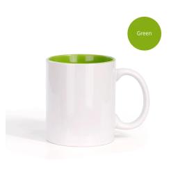 Sublimação Em Branco Caneca De Cerâmica, Coração De Cor, Copos De Alça Redonda, Presente Criativo, DIY, Personalizar A Imagem Do Logotipo - Image 6