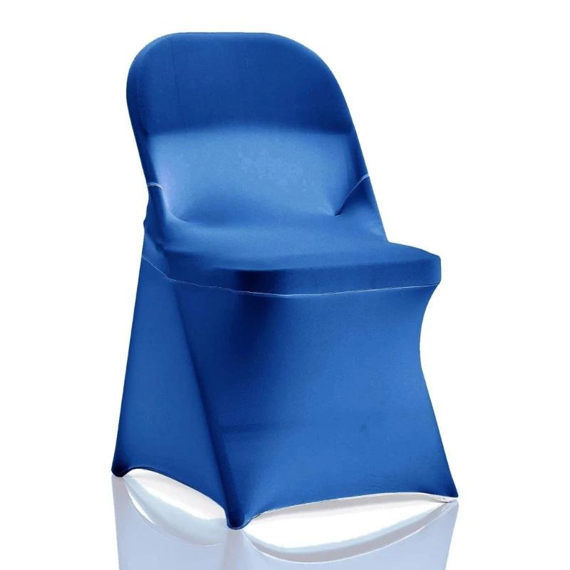 Capa para cadeira elástica para cadeira dobrável para decoração de festa de ano novo - Image 1