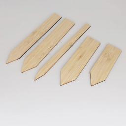 Marcadores de jardim para vasos de ervas flores produtos hortícolas ferramentas 20 pces de bambu da planta da estaca etiqueta eco-amigável do cartão do signage da planta - Image 1