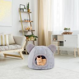 Eco-Friendly feltro gato caverna cama, dobrável Tenda Pet Confortável, auto-aquecimento cama, máquina confortável - Image 6