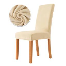 Veludo jantar cadeira cobrir, estiramento cadeira capas, elástico antiderrapante assento Slipcovers, sala de estar, cozinha, escritório, casamento, 1pc - Image 3