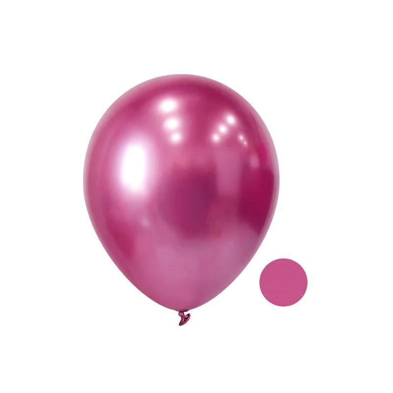 12 polegada metal balões de aniversário 10/20/30 pçs prata champanhe cromo ouro metálico balão para o aniversário do chuveiro do bebê decoração de casamento - Image 1