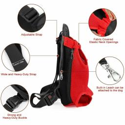 mochila para cachorros acessórios para animais de estimação portadores mochila pet Produtos de malha para viagens ao ar livre respiráveis - Image 3