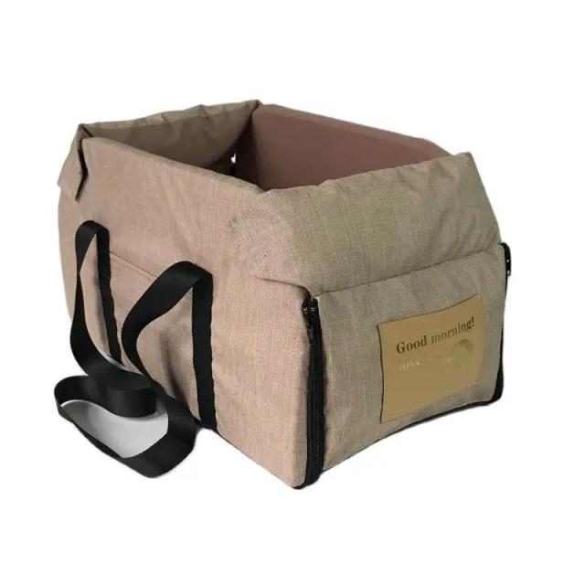 Cama de Viagem Portátil para Pets com Protetor e Transportadora Segura para Carro, Acessórios para Animais de Médio e Pequeno Porte
