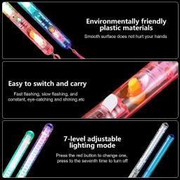 Varinhas LED Glow Fibra Óptica, Light Up, Concertos de Festa, Clubes, Glow Props, Aniversário, Casamento, Escuro, 12 pcs, 24 pcs, 48pcs - Image 3
