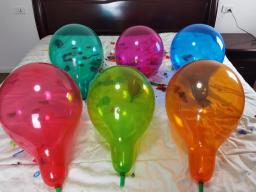 Looner-Látex Pérola Bolha Balão, Crystal Clear, Transparente, Decorações de Festa de Aniversário, Bobo, Hélio, 12 ", Novo Tempo, Crianças - Image 3