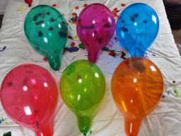 Looner-Látex Pérola Bolha Balão, Crystal Clear, Transparente, Decorações de Festa de Aniversário, Bobo, Hélio, 12 ", Novo Tempo, Crianças - Image 5