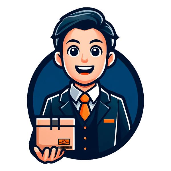 Mimilon entregando produtos