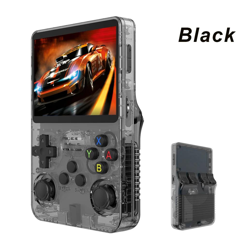 R36S Console de videogame portátil retro, sistema Linux, 3.5 Polegada tela IPS, R35s Pro, Pocket Video Player portátil, 64GB jogos, 128G - Image 1