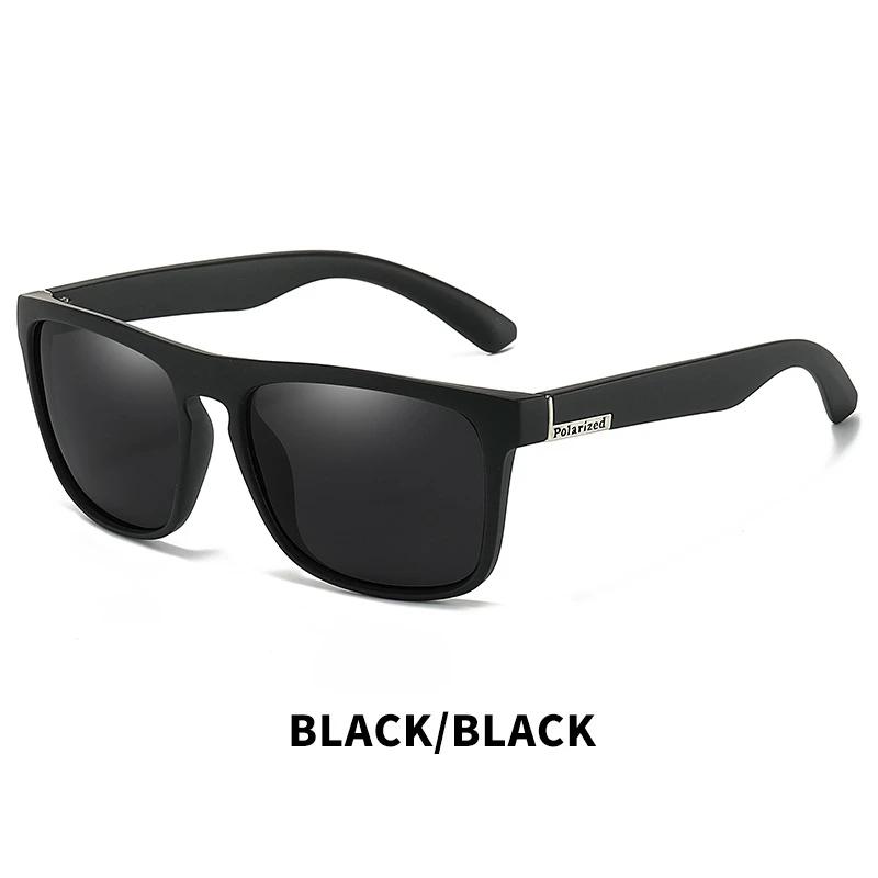 Moda vintage quadrado polarizado óculos de sol das mulheres dos homens condução pesca marca luxo designer óculos de sol motorista uv400 - Image 1