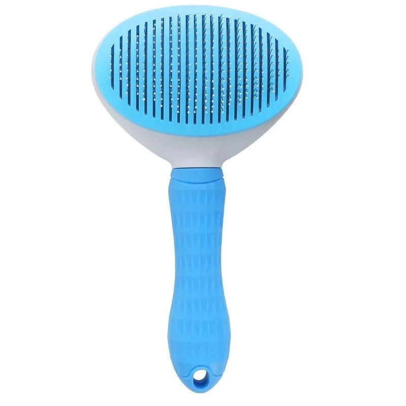 Pet cão escova gato pente auto limpeza pet removedor de pêlos escova para cães gatos grooming ferramentas animais de estimação desmatting pente cães acessórios - Image 1
